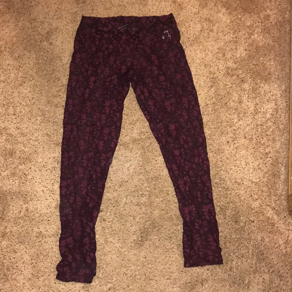 Lace leggings